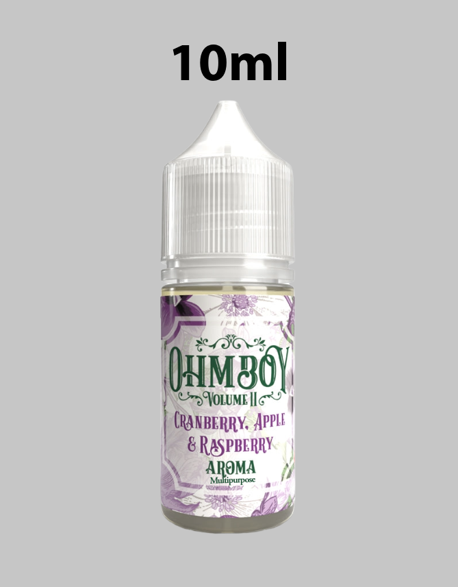 Ohm Boy Cranberry, Apple & Raspberry